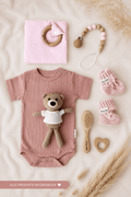 Baby Geschenkbox „Little Bear Deluxe“ Rosa - OYKAMI in a box