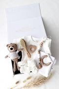 Baby Geschenkbox „Little Bear Deluxe“ Weiss - OYKAMI in a box