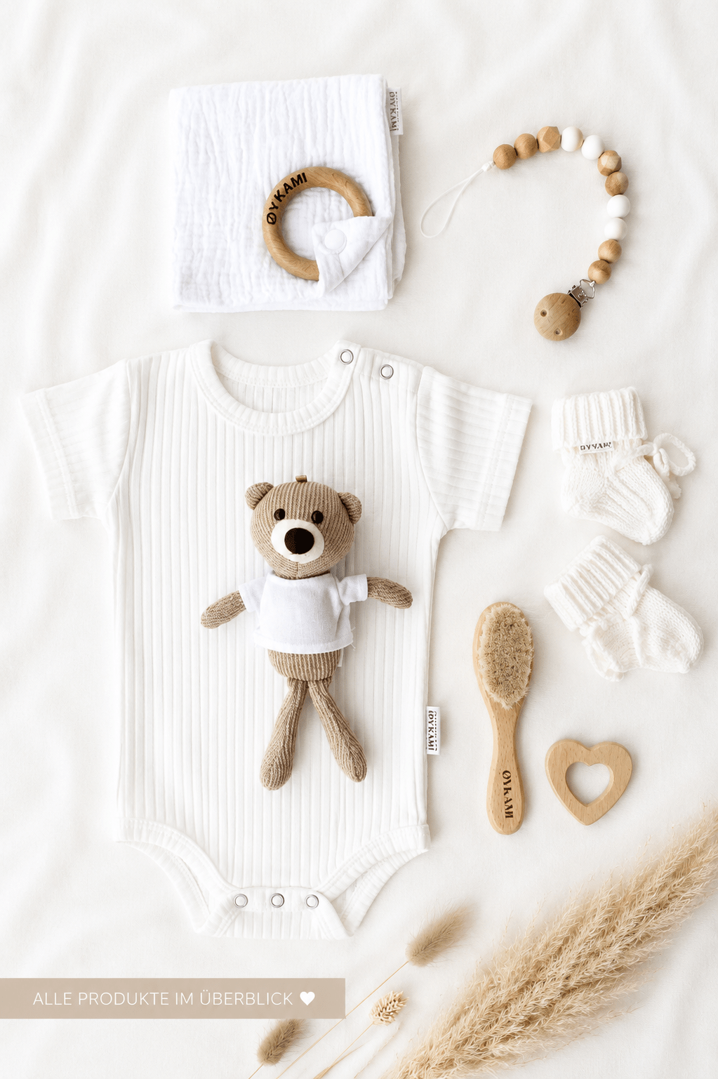 Baby Geschenkbox „Little Bear Deluxe“ Weiss - OYKAMI in a box