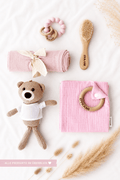 Baby Geschenkbox „Little Bear“ Rosa - OYKAMI in a box