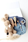 Baby Geschenkbox „Little Bloom“ Blau Lotti - OYKAMI in a box