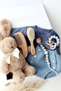 Baby Geschenkbox „Little Bloom“ Blau Lotti - OYKAMI in a box