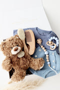 Baby Geschenkbox „Little Bloom“ Blau Lou - OYKAMI in a box