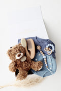 Baby Geschenkbox „Little Bloom“ Blau Lou - OYKAMI in a box