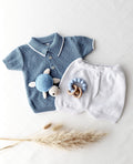 Baby Geschenkbox „Little Classic“ Blau - OYKAMI in a box