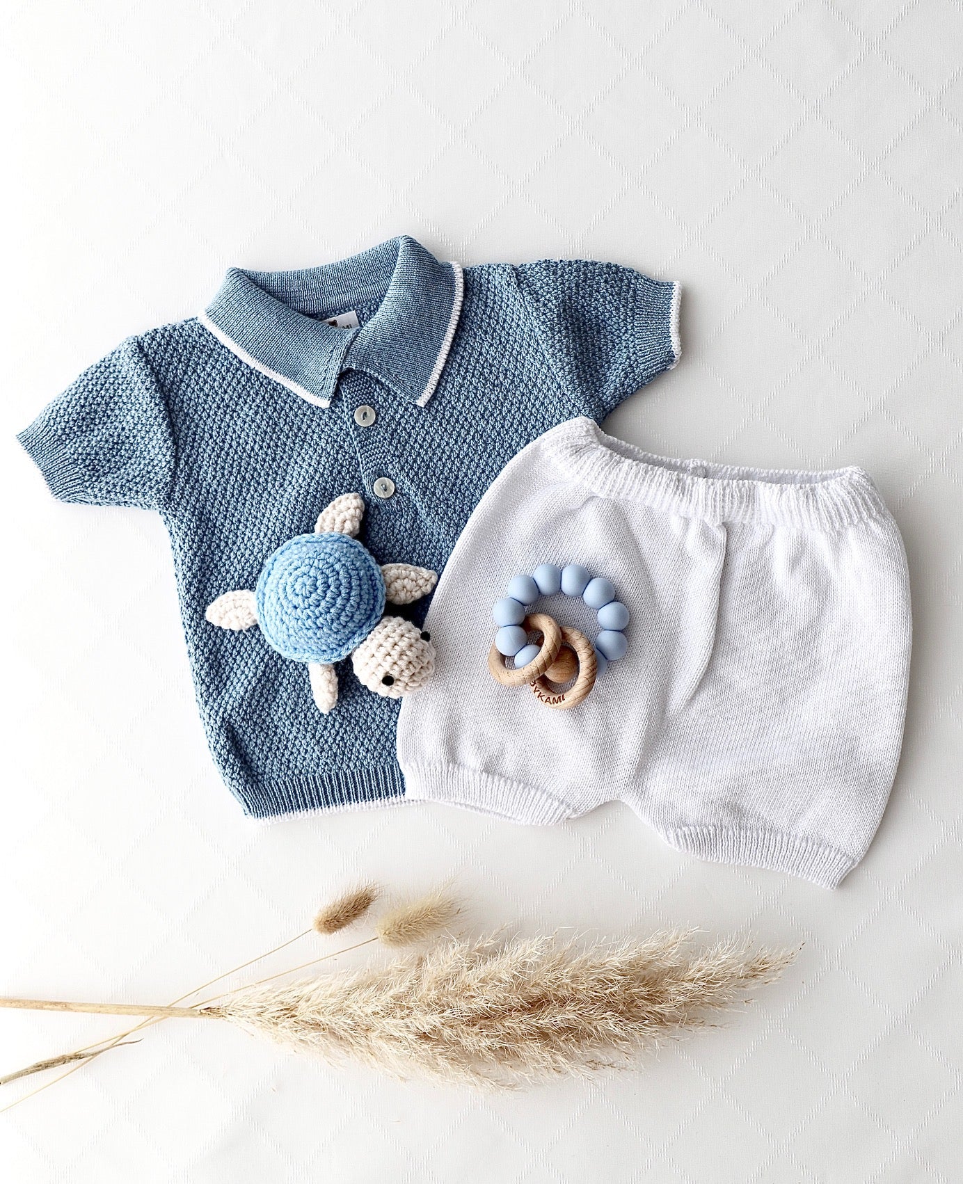 Baby Geschenkbox „Little Classic“ Blau - OYKAMI in a box