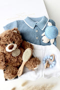 Baby Geschenkbox „Little Turtle“ Blau - OYKAMI in a box