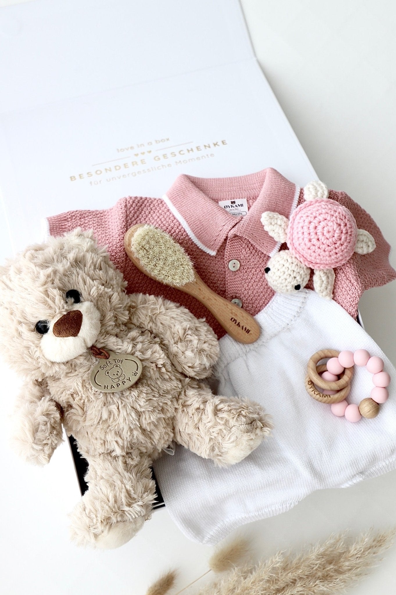 Baby Geschenkbox „Little Turtle“ Rosa Lou - OYKAMI in a box