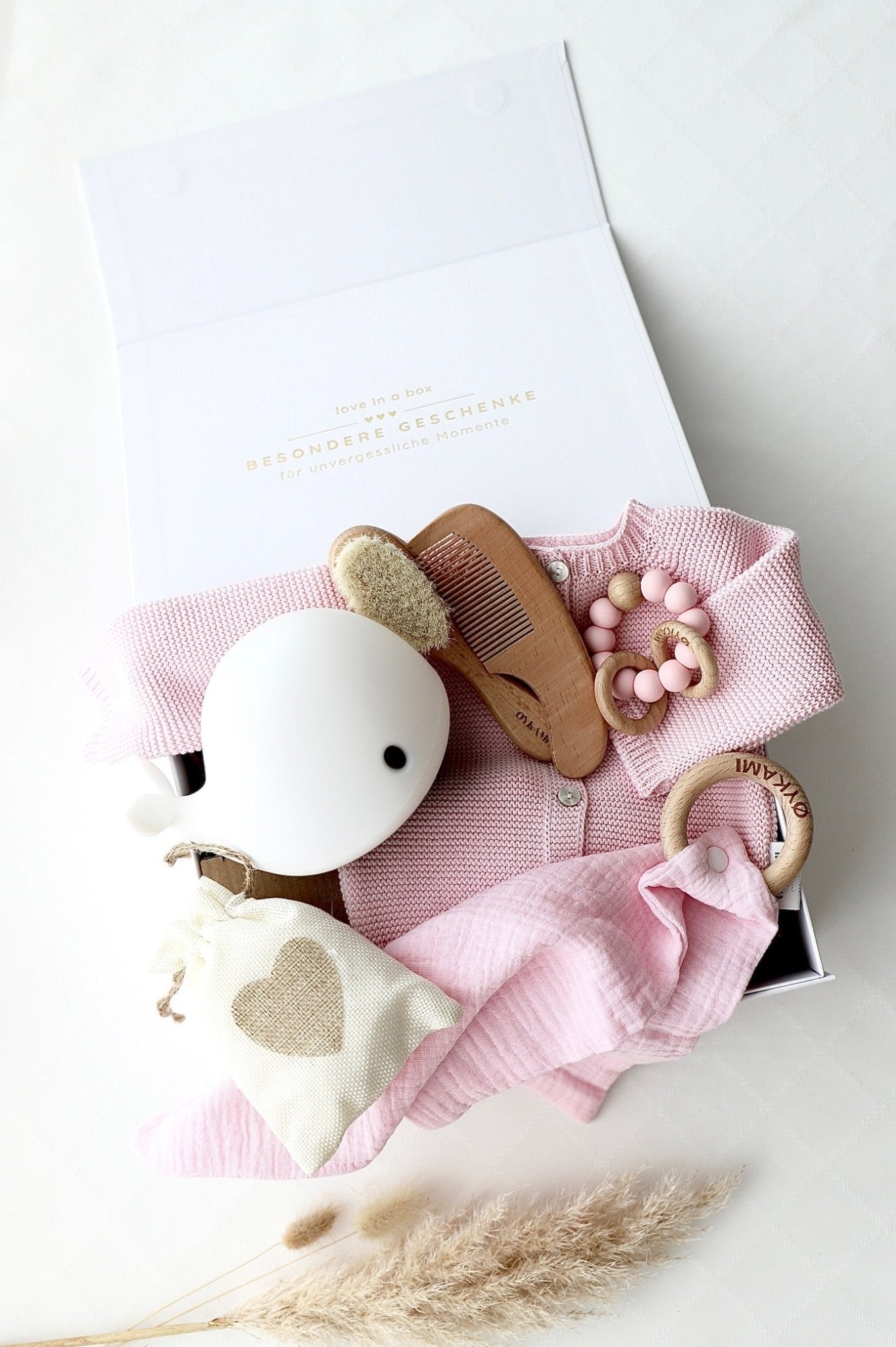 Baby Geschenkbox „Little Waves“ Rosa - OYKAMI in a box