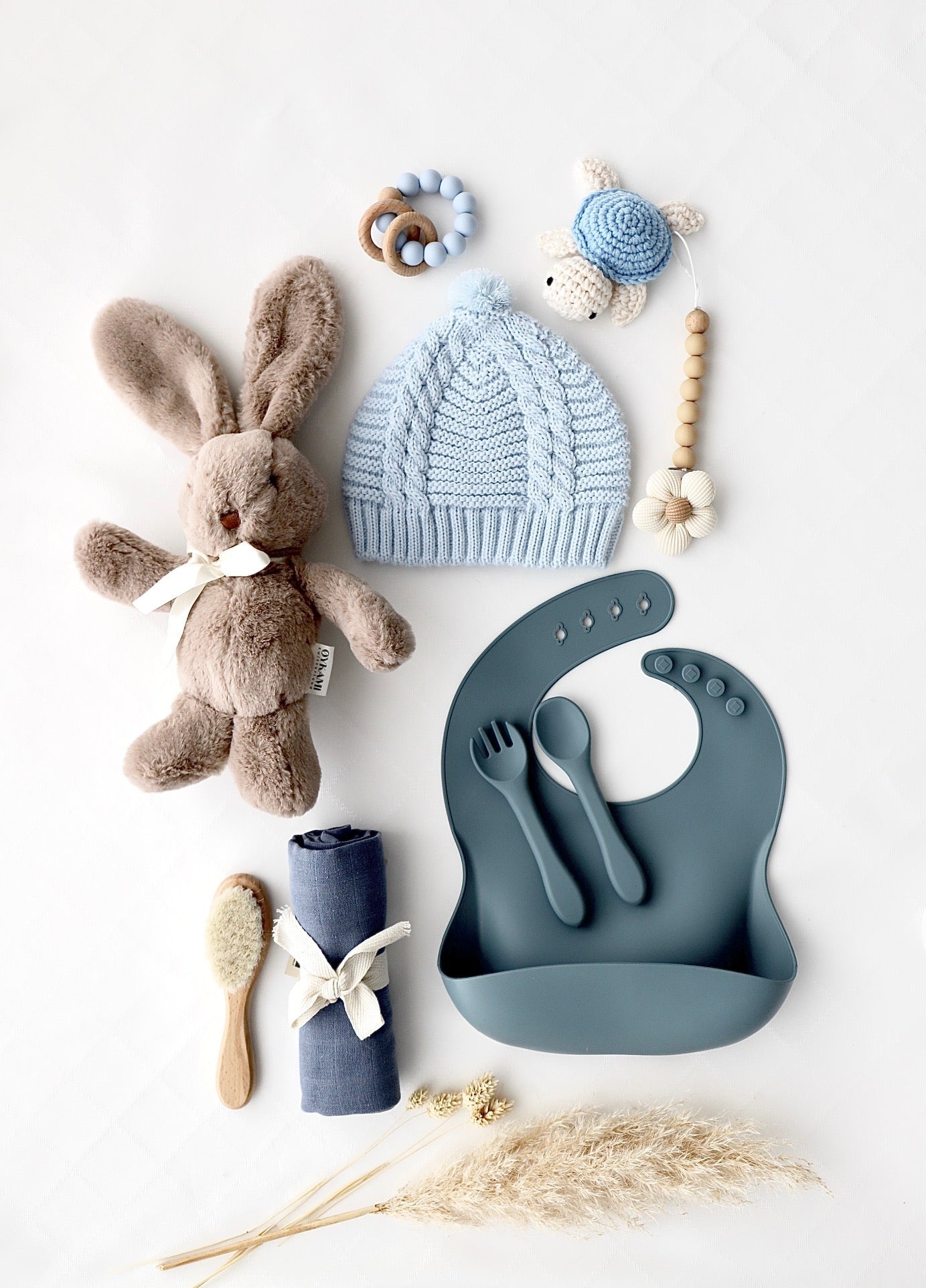 Baby Geschenkbox „Lunelle“ blau - OYKAMI in a box