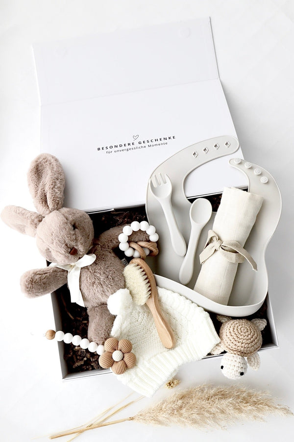 Baby Geschenkbox „Lunelle“ weiss