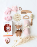 Baby Geschenkbox Mädchen weiss 