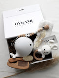 Baby Geschenkbox neutrale Farben 