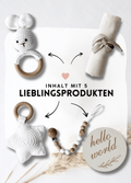 Baby Geschenkbox neutrale Farben 