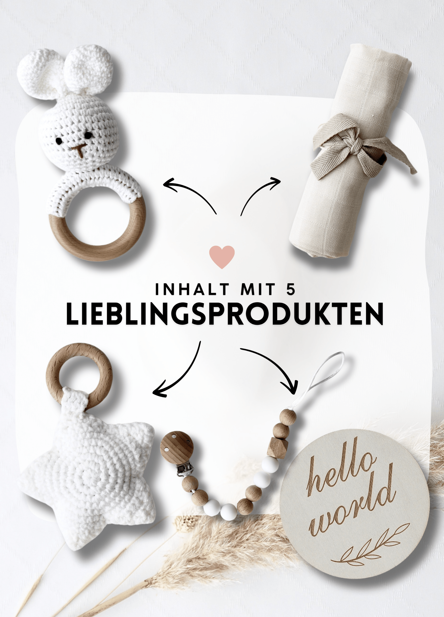 Baby Geschenkbox neutrale Farben "Estland" mit Hase - OYKAMI in a box