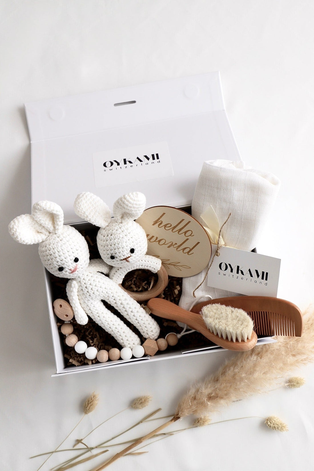 Baby Geschenkbox Neutrale Farben "Florence" Miffy - OYKAMI in a box
