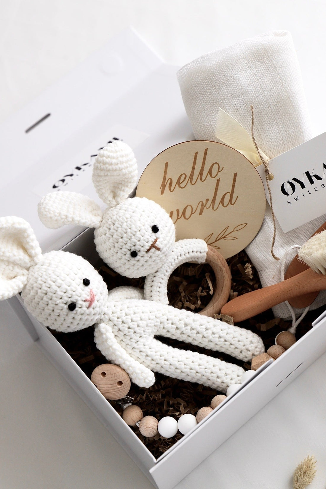 Baby Geschenkbox Neutrale Farben "Florence" Miffy - OYKAMI in a box