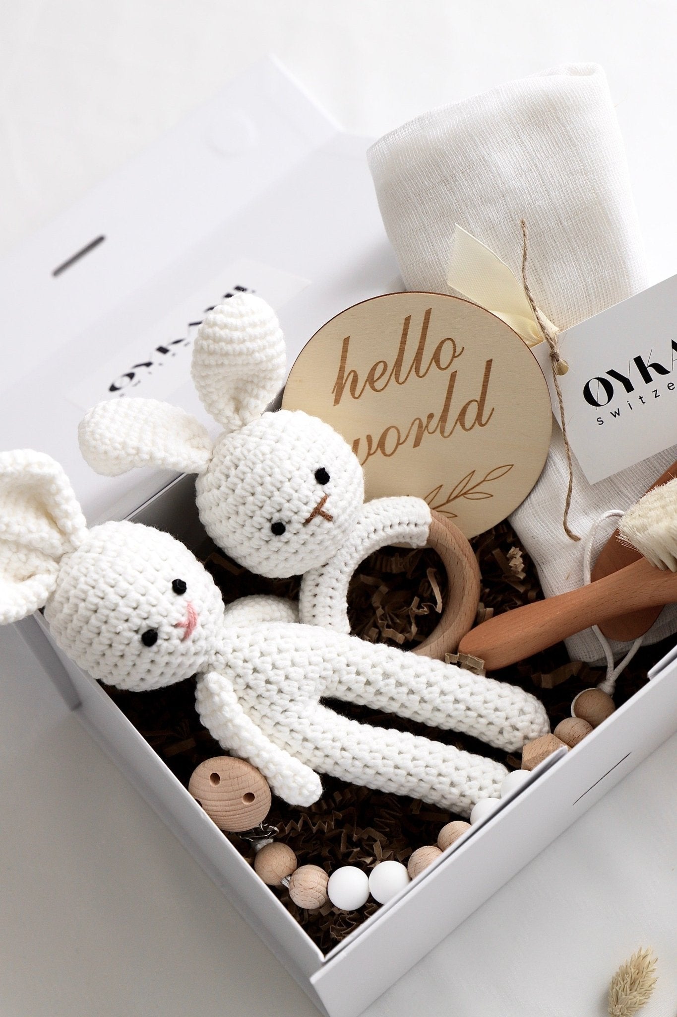Baby Geschenkbox Neutrale Farben "Florence" Miffy - OYKAMI in a box