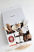 Baby Geschenkbox neutrale Farben 