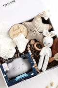 Baby Geschenkbox Neutrale Farben 