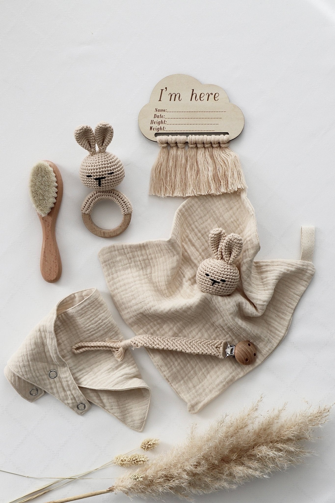 Baby Geschenkbox "Salzburg" Bunny beige - OYKAMI in a box