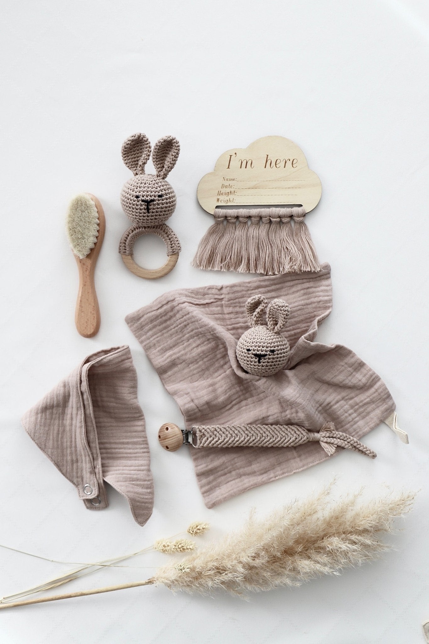 Baby Geschenkbox "Salzburg" Bunny rosa - OYKAMI in a box