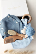Baby Geschenkbox „Soft Beginnings“ blau - OYKAMI in a box