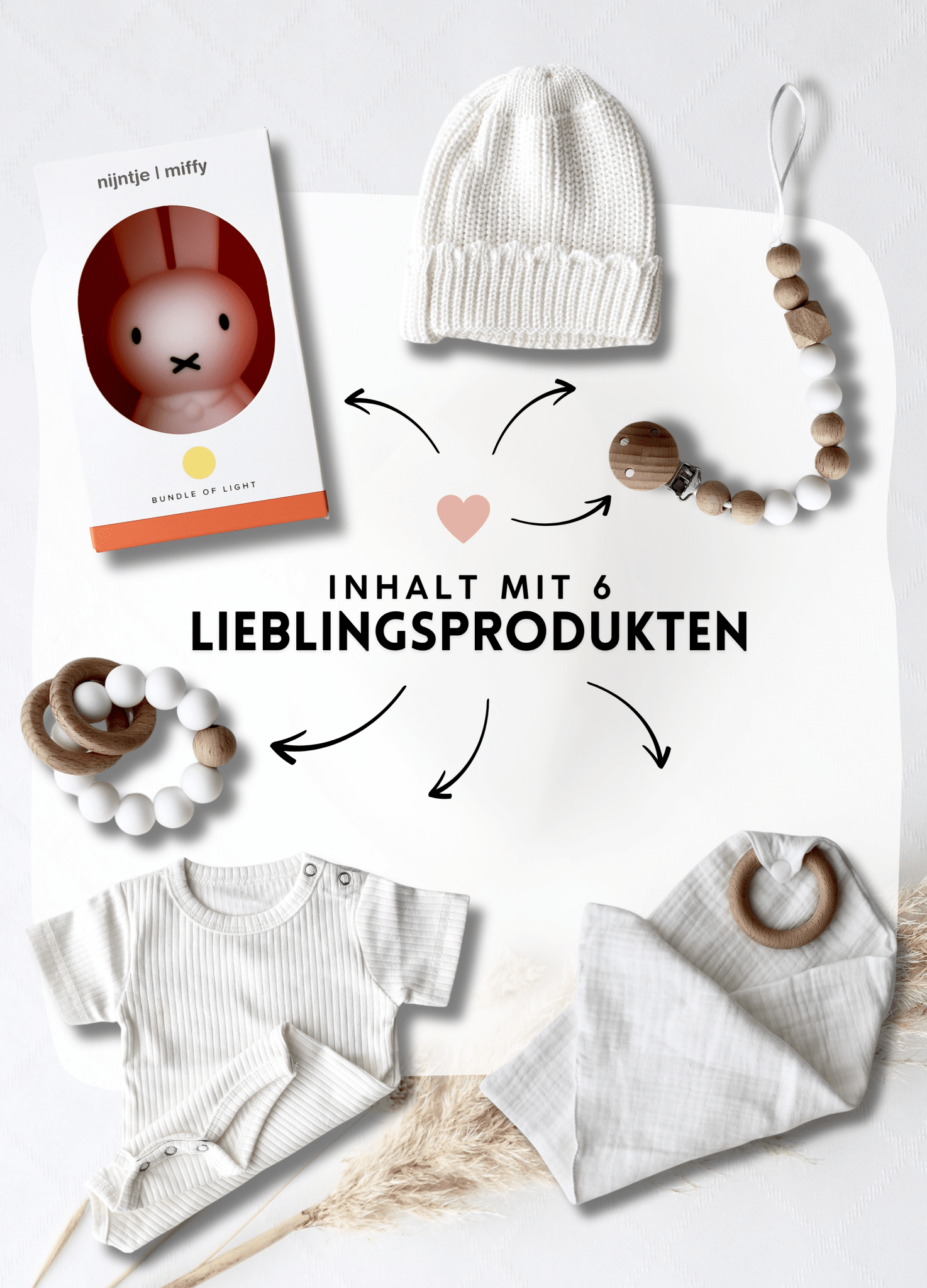 Baby Geschenkbox Weiss "Ascona" Nachtlicht Miffy - OYKAMI in a box
