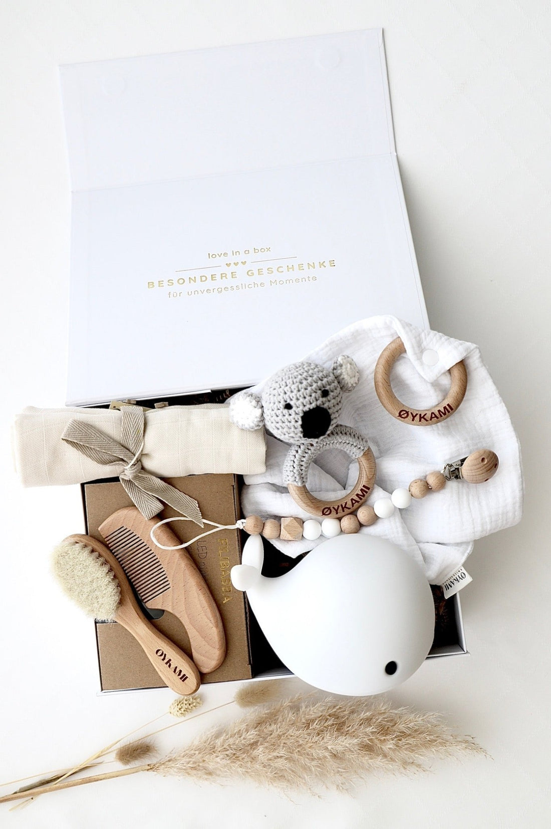 Baby Geschenkbox Weiss "Athen" mit Koala - OYKAMI in a box