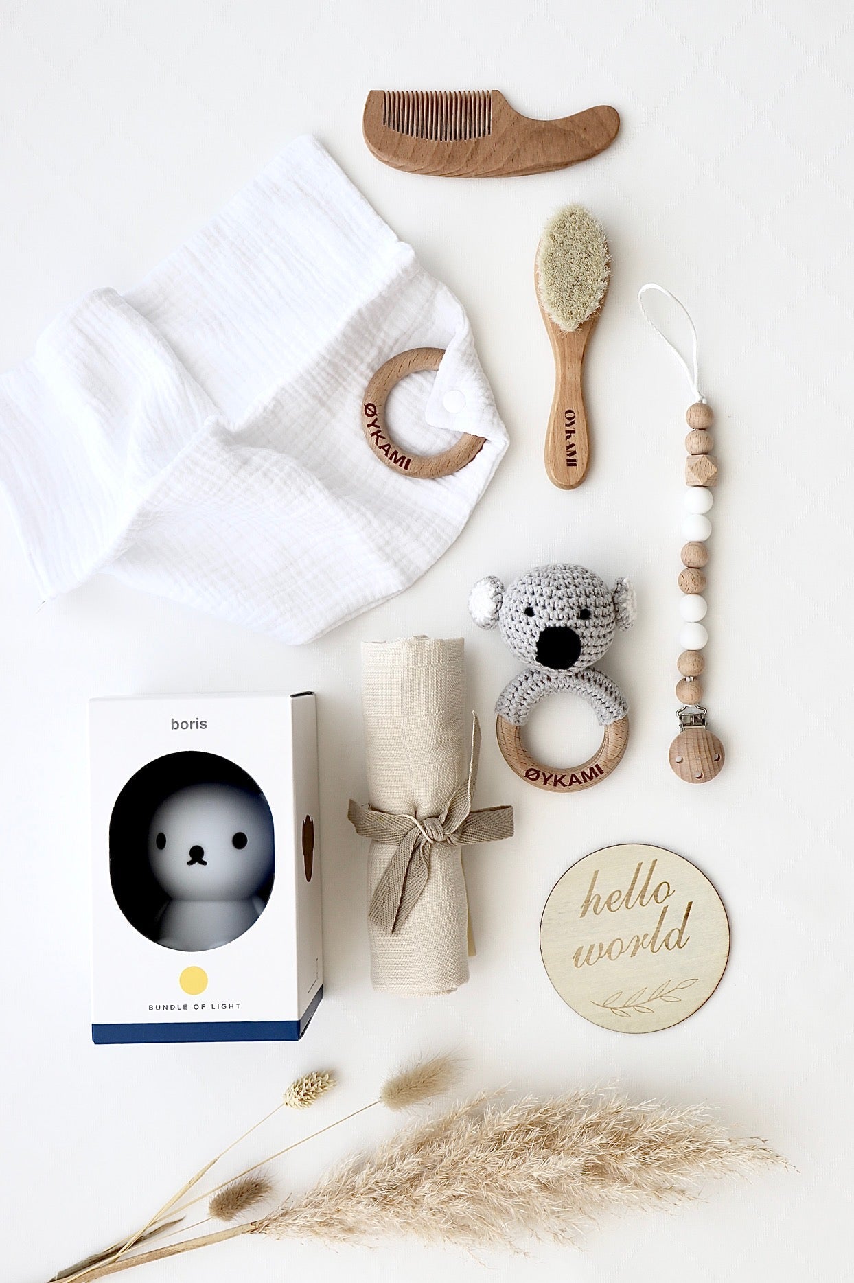 Baby Geschenkbox Weiss "Casablanca" mit Koala - OYKAMI in a box