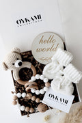 Baby Geschenkbox Weiss 
