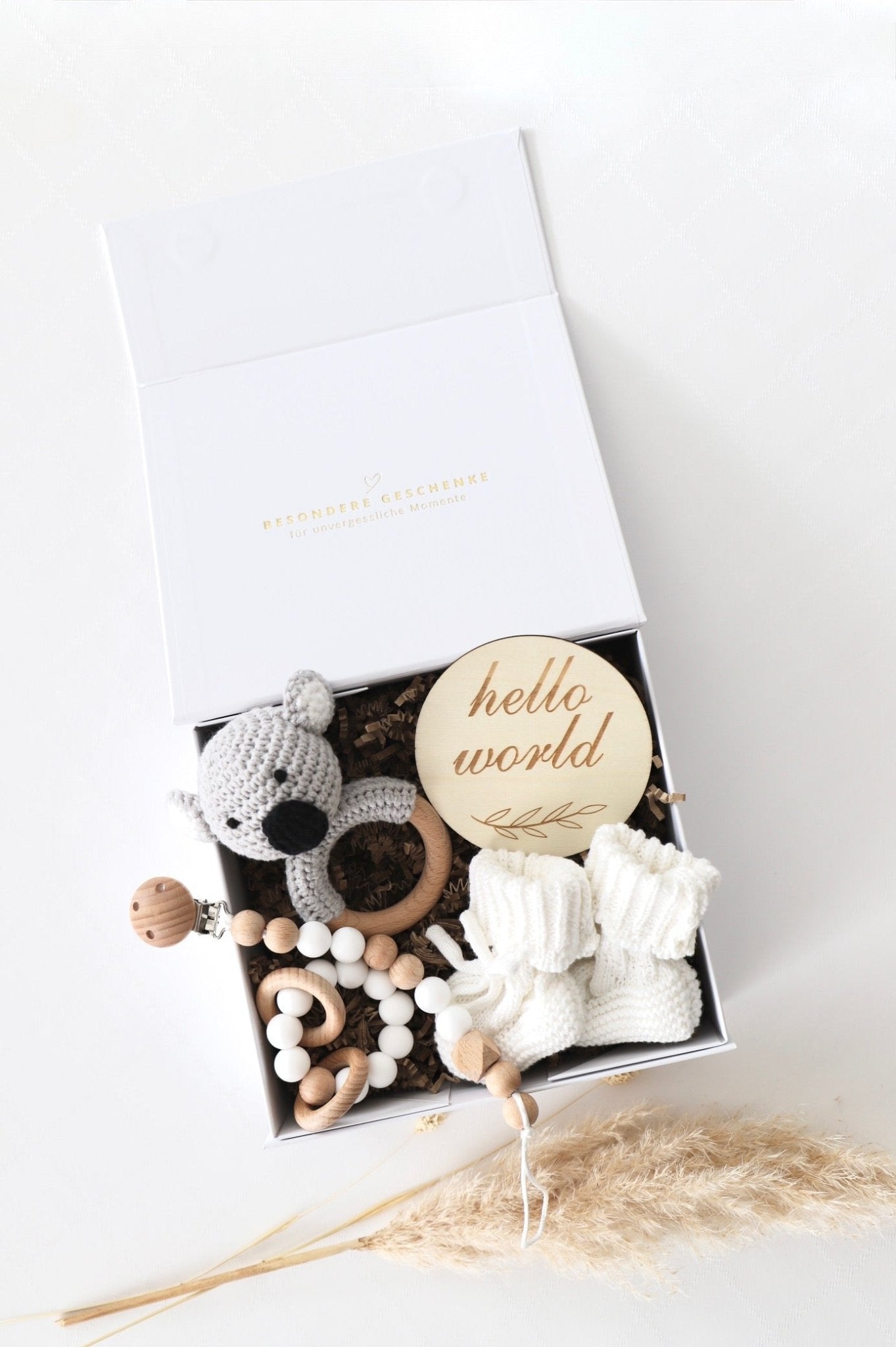 Baby Geschenkbox Weiss "Phoenix" Koala - OYKAMI in a box