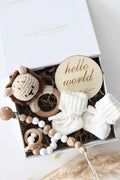 Baby Geschenkbox Weiss 