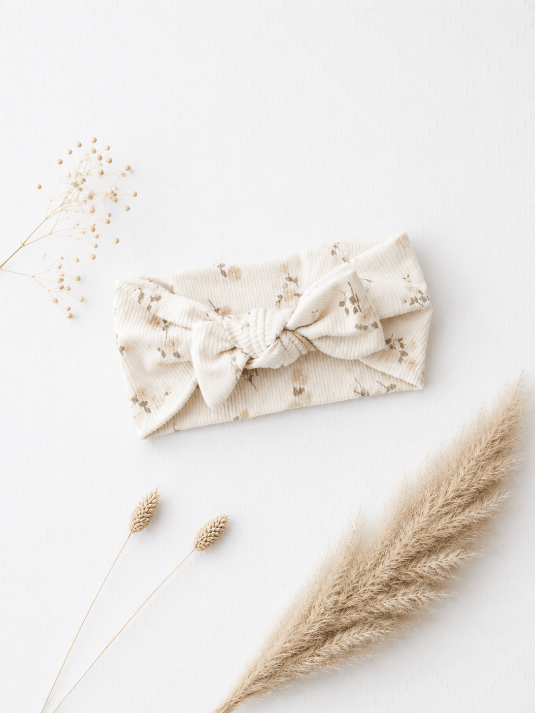 Baby-Stirnband mit Blumen - OYKAMI in a box