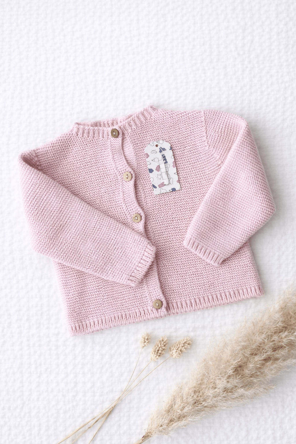 Baby - Strickjacke Rosa - OYKAMI in a box