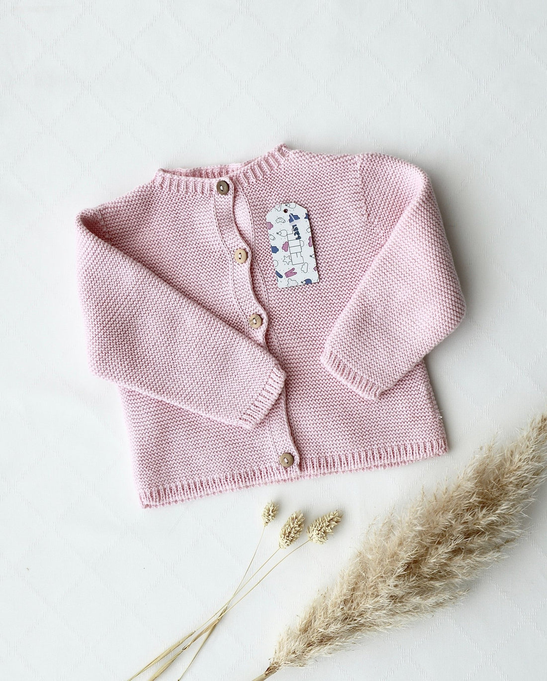 Baby - Strickjacke Rosa - OYKAMI in a box