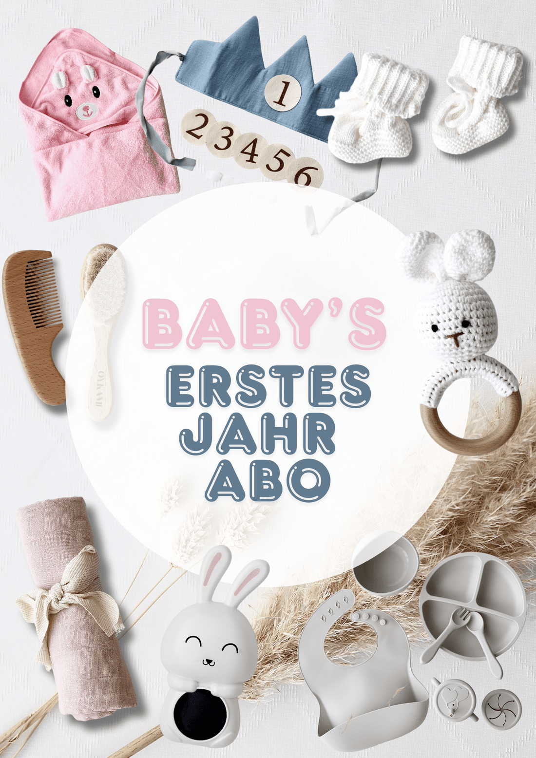 Baby's erstes Jahr ABO - 4 liebevolle Themenboxen - OYKAMI in a box