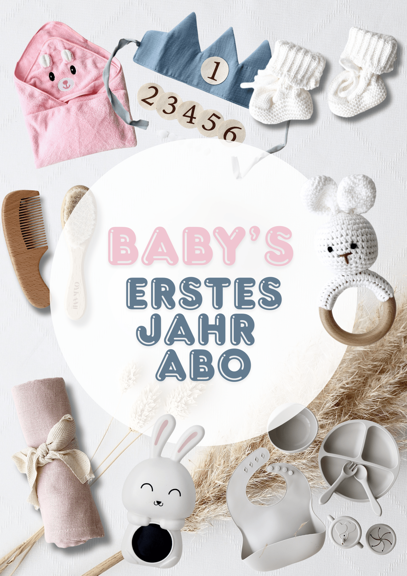 Baby's erstes Jahr ABO - 4 liebevolle Themenboxen - OYKAMI in a box