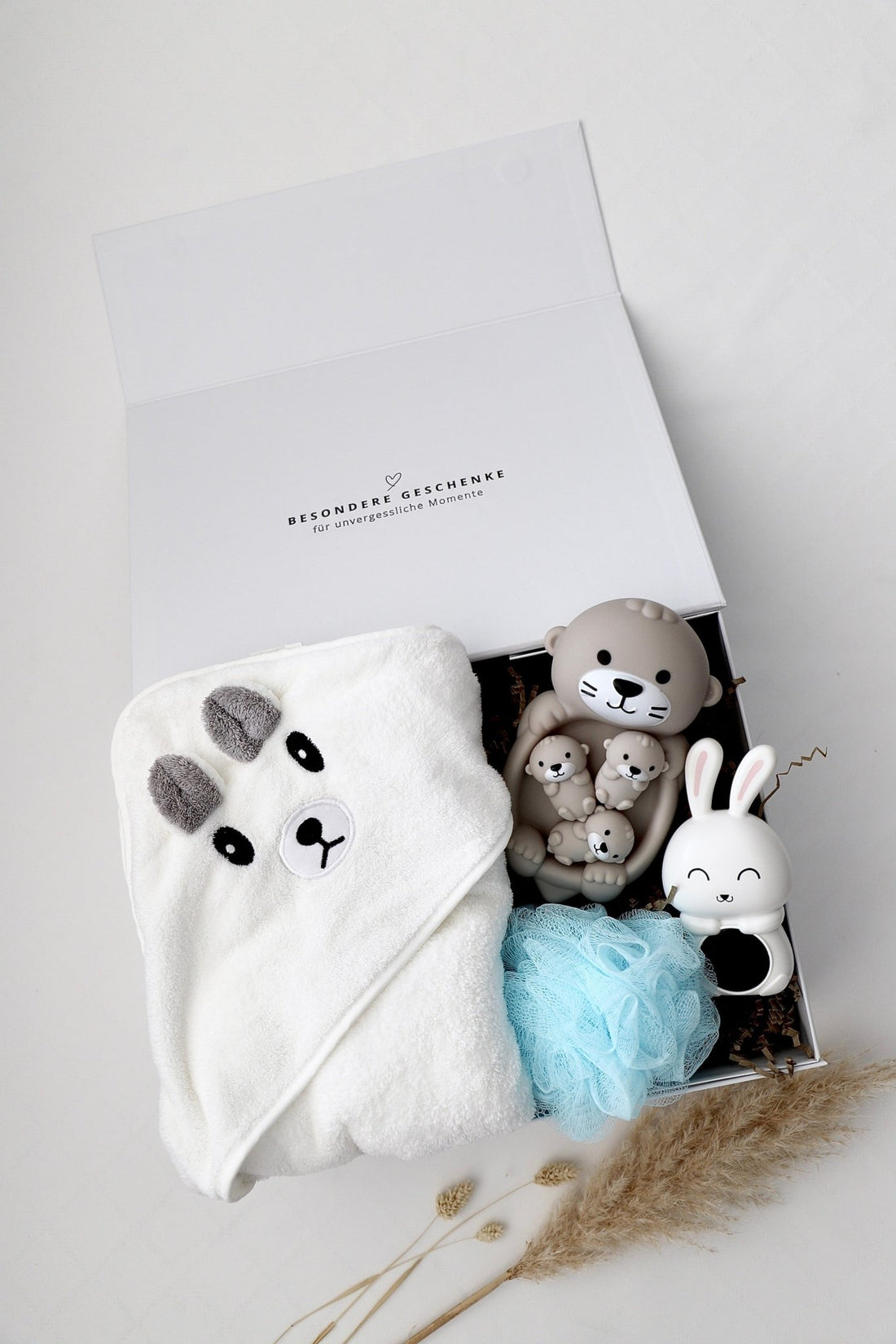 Badebox Bär - Blau - OYKAMI in a box
