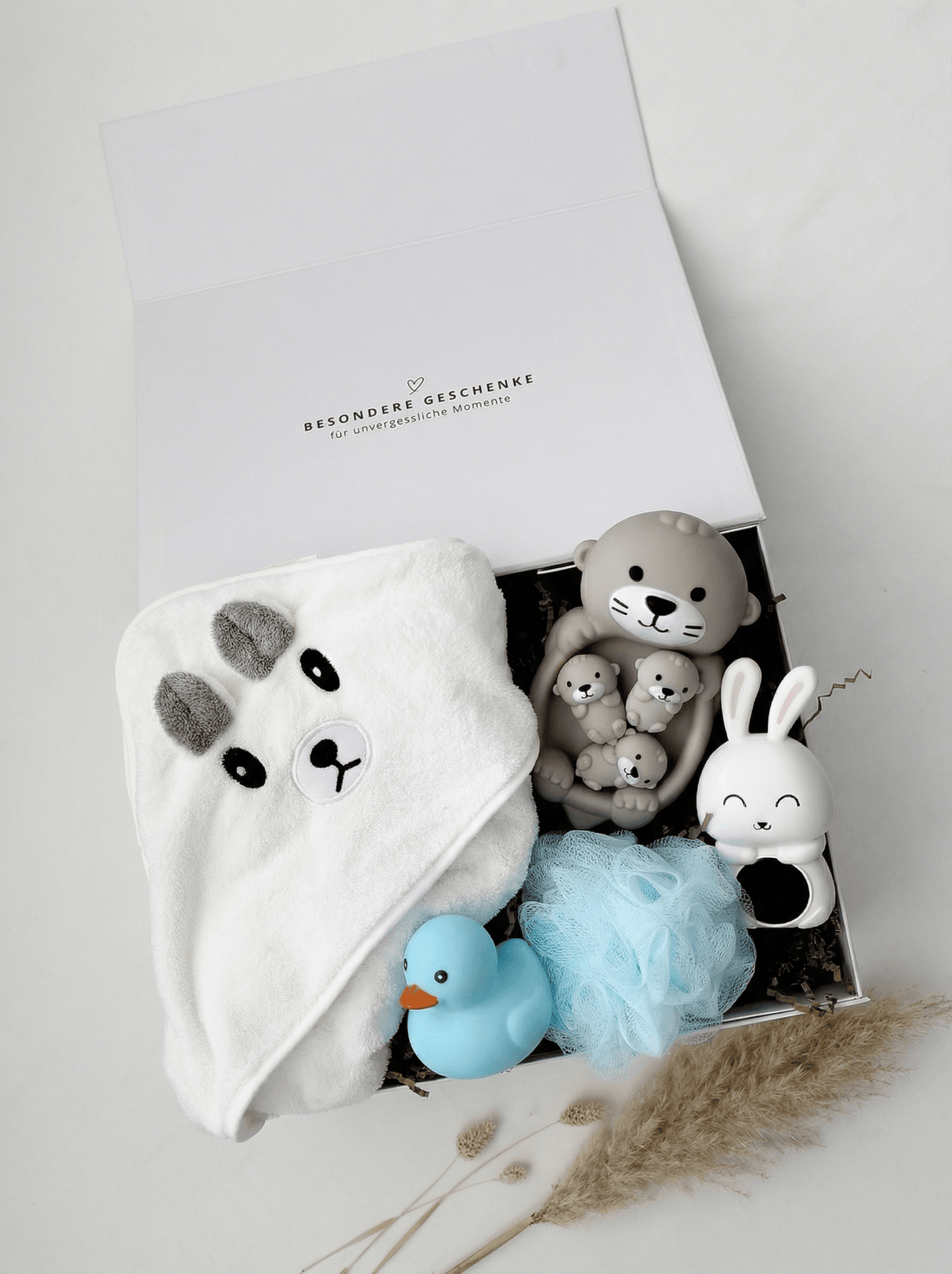 Badebox Bär - Blau - OYKAMI in a box