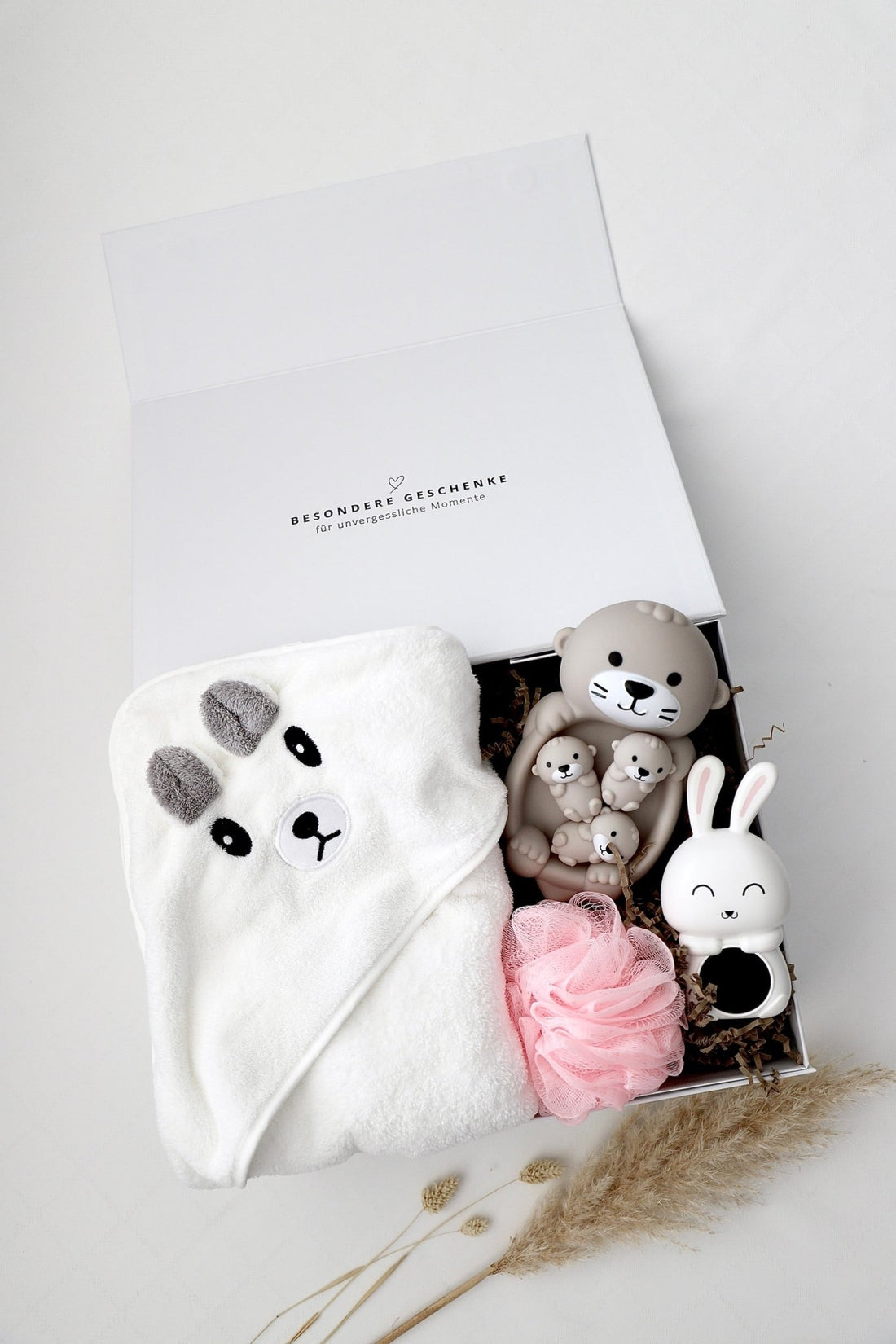 Badebox Bär - Rosa - OYKAMI in a box
