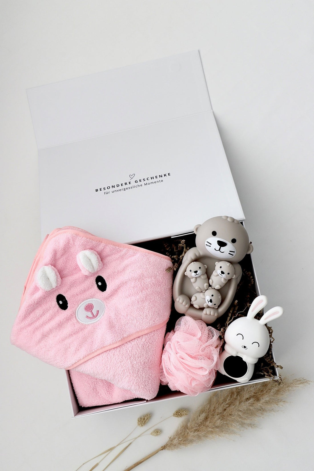 Badebox rosa Bär - OYKAMI in a box