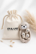 Badespielzeug Otter mit Babys - OYKAMI in a box