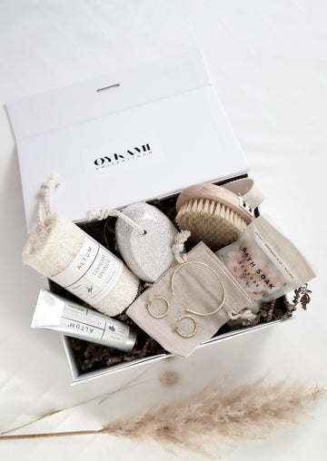 Beauty Geschenkbox "Peking" mit Schmuck - OYKAMI in a box