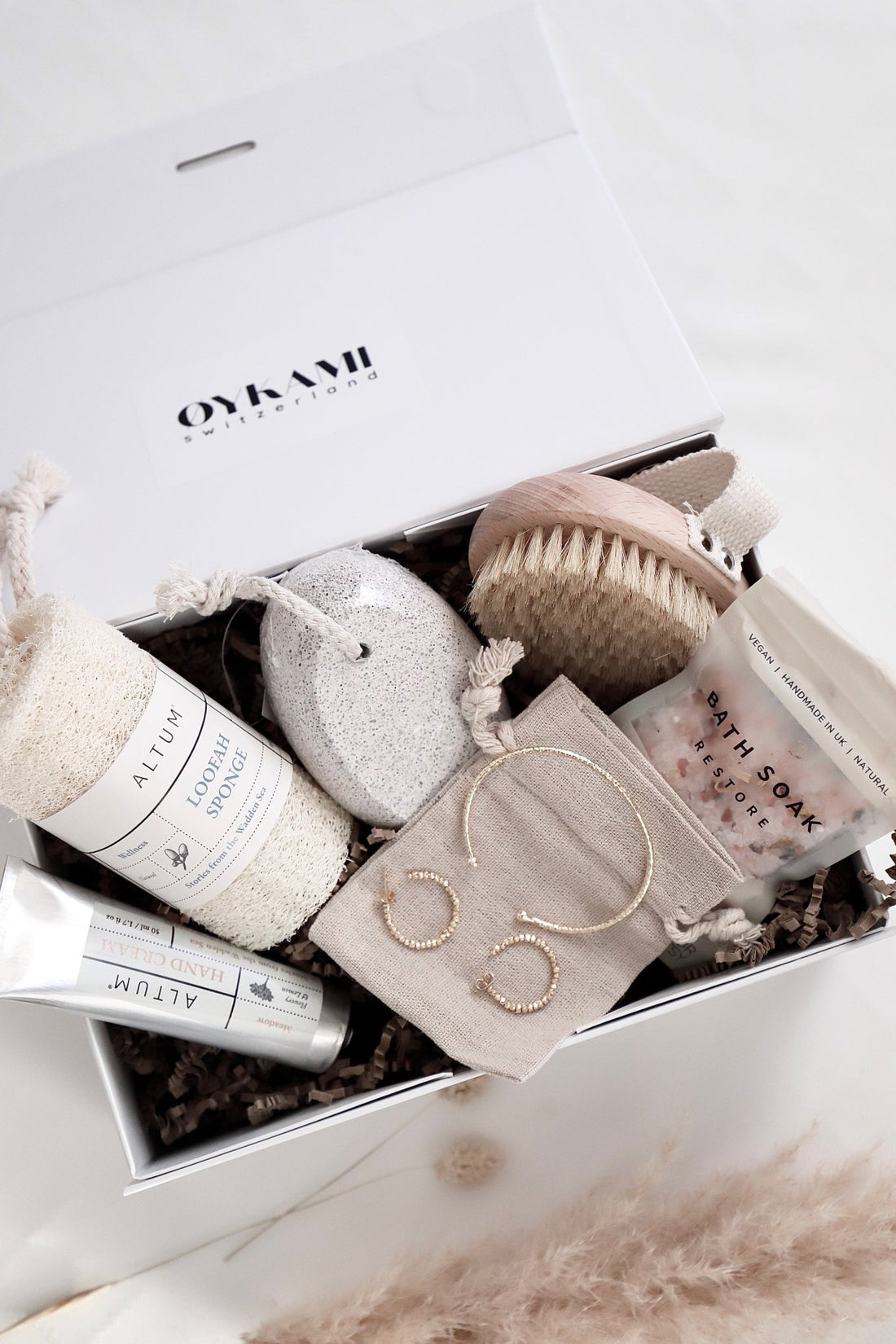 Beauty Geschenkbox "Peking" mit Schmuck - OYKAMI in a box
