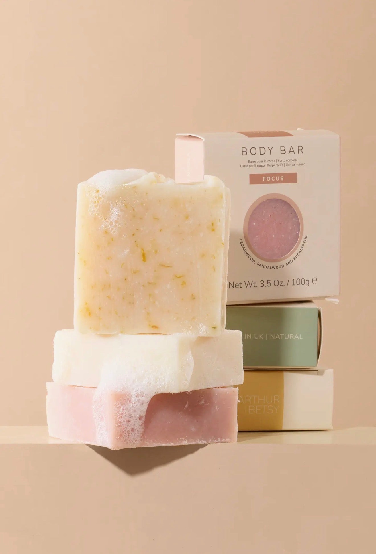 Body Bar „Focus“ – Cedarwood & Sandalwood - OYKAMI in a box