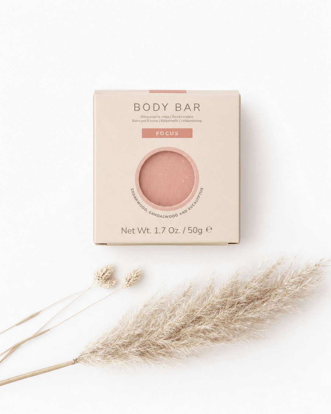Body Bar „Focus“ – Cedarwood & Sandalwood - OYKAMI in a box