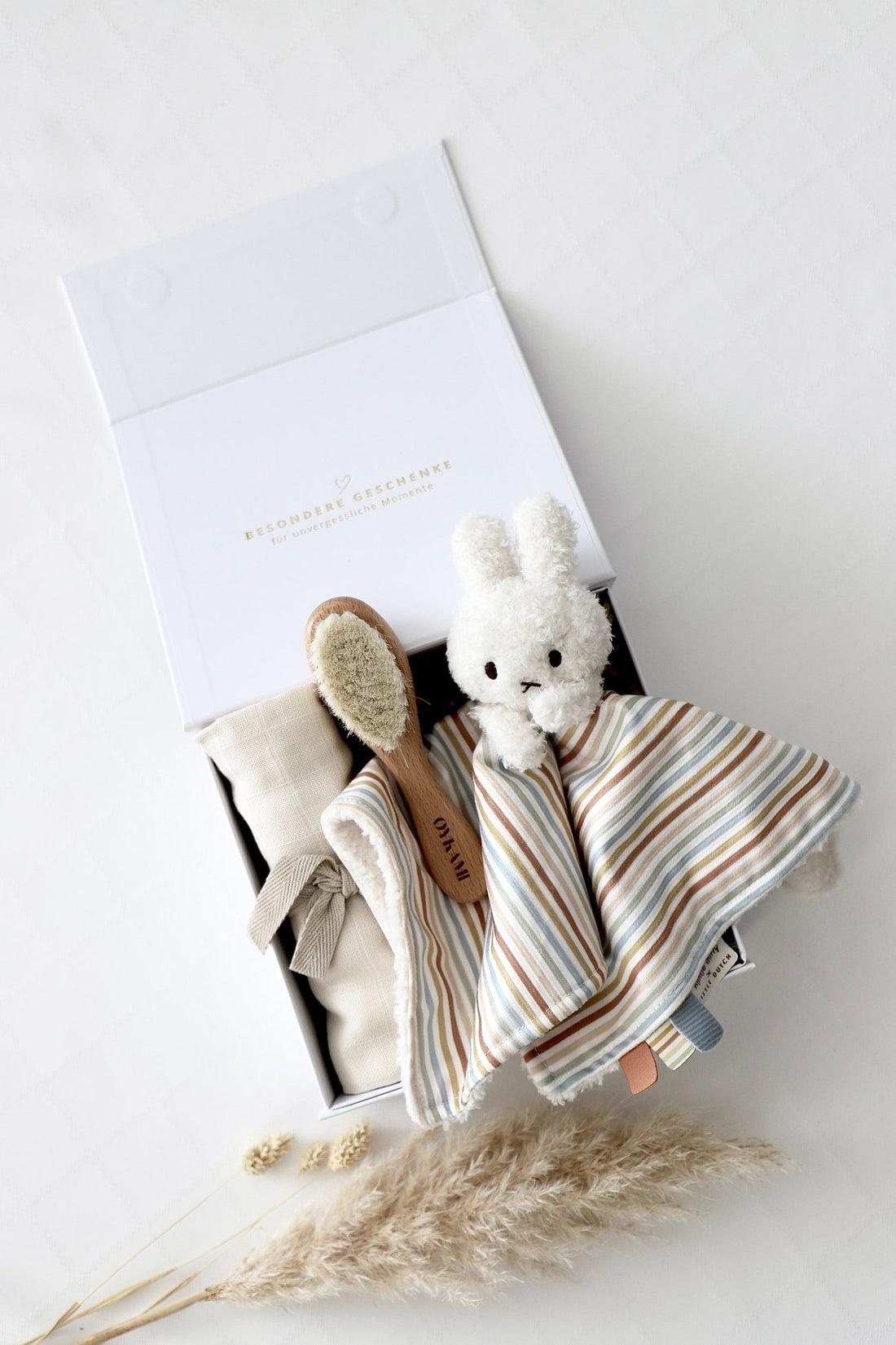 Box Miffy Stripes Beige - OYKAMI in a box