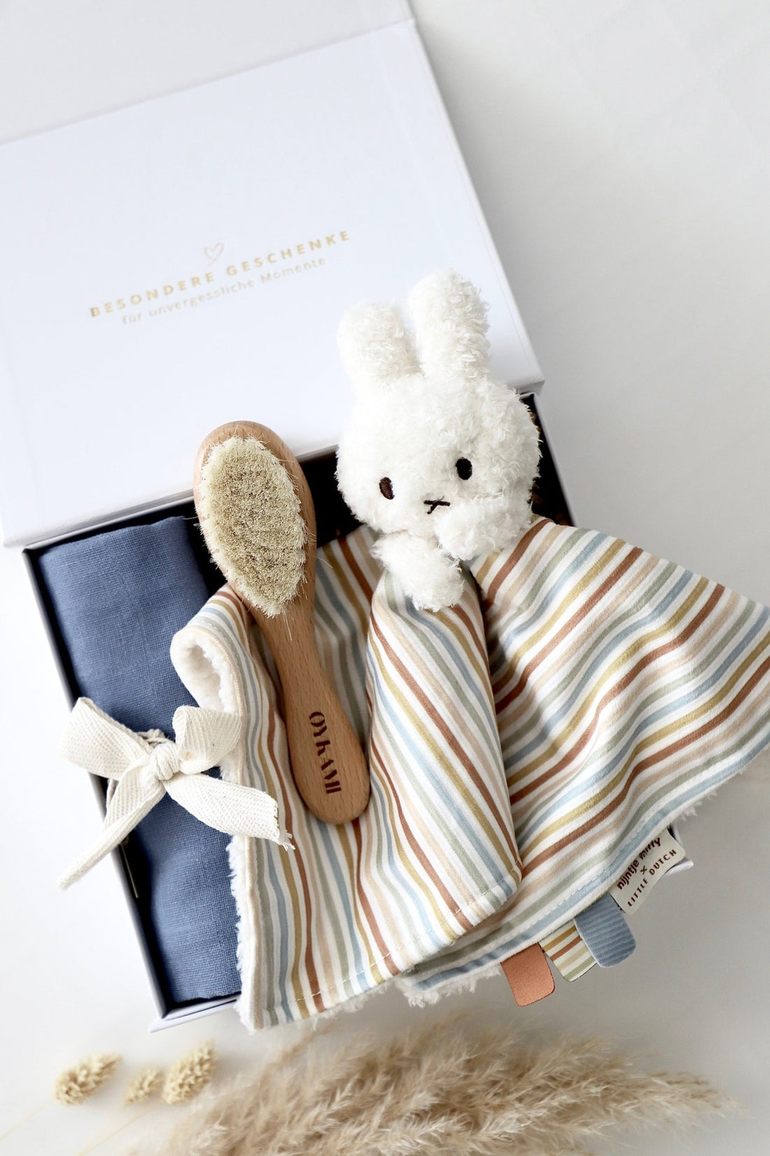 Box Miffy Stripes Blau - OYKAMI in a box