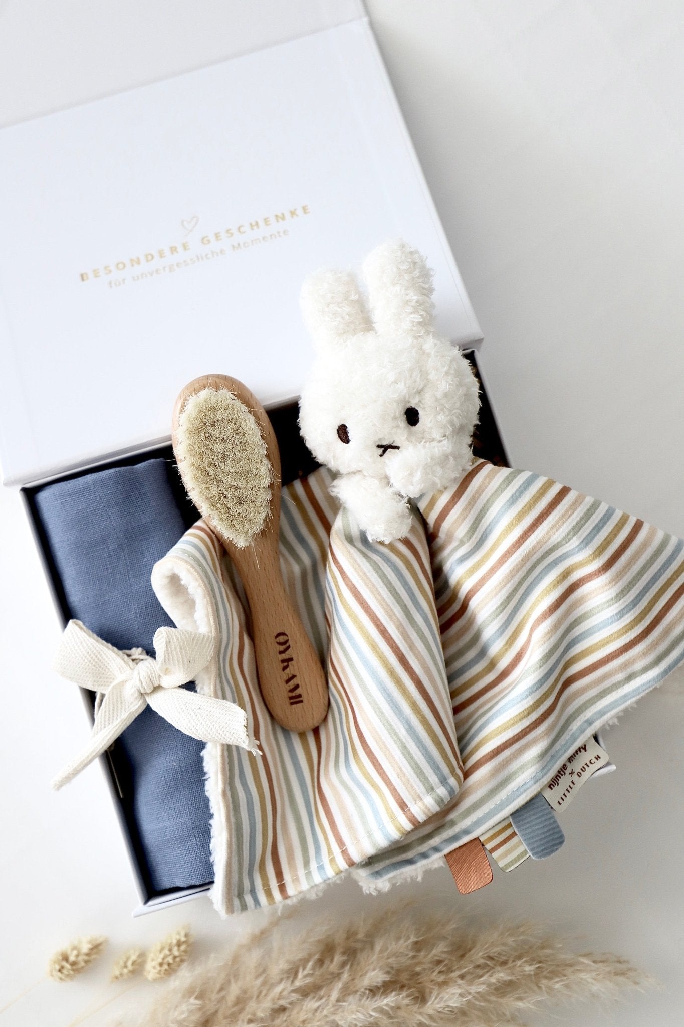 Box Miffy Stripes Blau - OYKAMI in a box